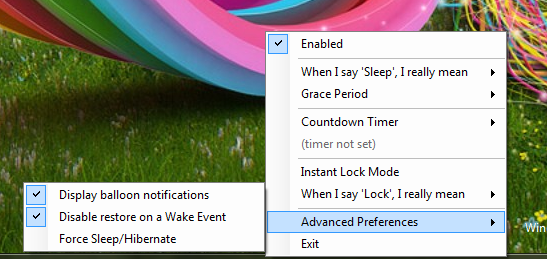 Advanced Preferences of Sleep# Software