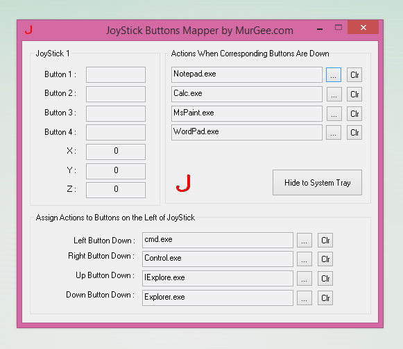 Use Joystick Button as Keyboard Shortcuts to Launch Applications or Open Documents