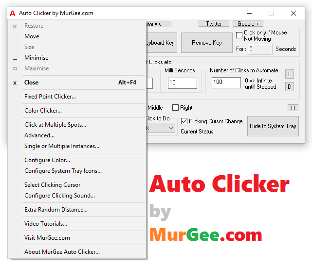 Advanced Features of Auto Clicker packaged in single download